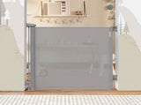 BoPeep Retractable Baby Safety Gates 150cm Grey 150 cm KD1134-150-GY