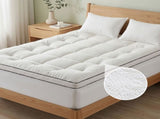 Giselle Bedding Double Mattress Topper 5cm Coral Fleece TOPPER-FLEECE-5-D