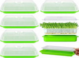 Tutuviw BPA Free Hydroponics Soilless Seeds Sprouter Microgreen Seed Sprouter Trays Seed Germination V1189-WXFWAL-20260319-01184