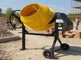 Kartrite Portable 140L Concrete Cement Mixer Sand Gravel Dual Mix Blades & Tipper Lock 550W Hea PCM-500-140