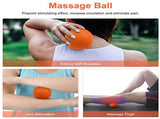 4 in 1 Foam Roller Set Trigger Point Roller - Yoga Stick - Massage Ball - Fitness Stretching Band V1188-ZXY-10370