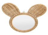 Hanging Mirror High Definition Rattan Mirror Wall Decorative Makeup Mirror for Bathroom Hotel V1294-YM0715-3115210268711