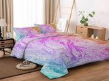 Pastello Marble Rainbow Swirl Quilt / Doona / Duvet Cover set V745-AQ042976K3