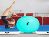 Powertrain Inflatable Air Barrel Exercise Roller 120cm x 75cm - Green IFR-1275-GN