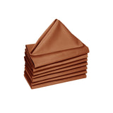 Hoydu Set of 8 Cotton OR Poly Cotton Napkins Copper V442-GNA-MISC-SETOF8NAPKINS-COPPER-SQ
