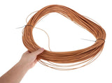 1Set Flexible Brown Plastic Rattan Strips for DIY Basket Weaving and Outdoor Furniture Repair V1370-AZ4-09670