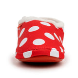 ARCHLINE Orthotic Slippers CLOSED Back Scuffs Moccasins Pain Relief - Red Polka Dots - EUR 39 V563-AS501-39