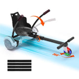 VEVOR Hoverboard Seat Attachment,for 16.5cm20.3cm21.6cm25.4cmHoverboards,with LED Lights,Grips V952-XFHBZYGLKGLKK7YWDV0