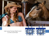 2 Pcs Classic Box Fan Holder for Horse Stall Adjustable Equine Bag Hanging Stable Supplies Metal V1259-DP01-A-5599