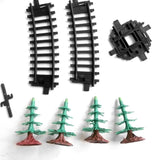Electric Classic Toy Train Set Vehicle Rail Track Carriages Kids V891-ZY-TRAINTONBC-X1