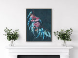 Gordon Gum Leaf Framed Canvas 90cm V637-E592493