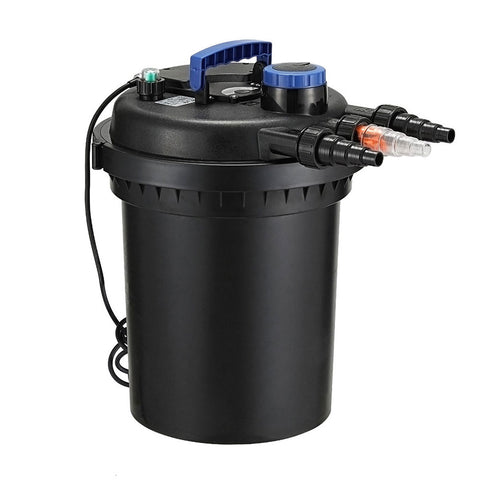Giantz Aquarium Filter Fish Tank External Canister Water Filter 10000L/H AQUA-UVF-10000-N