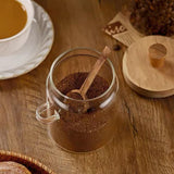 600ml Storage Container with Wooden Lid and Spoon Airtight Moisture-Proof Food Keeper for V1258-DP02-BOL-471