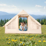 VEVOR Inflatable Tent for Camping 3-5 Person Glamping Tent with Pump Easy Set up V952-KJZP321MCQWZILCOXV0