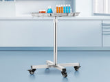Mayo Stand, Stainless Steel Mayo Tray, Load Capacity up to 35 lbs, Adjustable Height 25.2"-39.8", V952-SYSTCECKFS411UNA4V0
