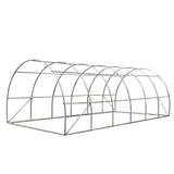 Green Fingers Greenhouse 6x3x2M Walk in Green House Tunnel Plant Garden Shed Dome GH-POLY-E-60X30-GR-D-AB