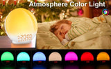 Sunrise Alarm Clock Wake Up Light 7 Sounds, Dual Alarms, Snooze, FM Radio V413-SUNSHINE ALARM