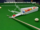 Precision Ball Delivery System, Billiards Snooker Training Rack, Enhance Accuracy and Control for V1192-AZ-W-24301
