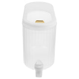 Cold Beverage Dispenser with Faucet, Refrigerator Chilled Kettle Pitcher for Refreshing Drinks and V1369-AZ3-W-15752
