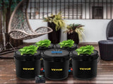 DWC Hydroponic System, 5 Gallon 5 Buckets, Deep Water Culture Growing Bucket, Hydroponics Grow Kit V952-SSSPXTYX5220VAXN5V3