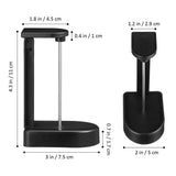 Ticket Holder Black Plastic Easy Access Space-Saving for Restaurant and Office 4Pcs V1369-AZ3-W-16783