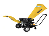 Ducar Petrol 7HP Wood Chipper Shredder Mulcher Grinder - Yellow WCP-Z06-YLBK