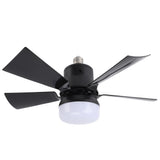 Ceiling Fan Light Dimmable 3 Wind Speed Timer E26 Screw in Ceiling Fan with LED Light for Bedroom V1294-YM0901-3119240075611