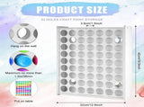 Paint Organizer, 63 Holes Acrylic Organizer Craft Storage Crafts Holder Vertical V1370-AZ4-08083