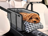 1 Piece Dog Car Seat with Armrest Padded Grey, up to 5 kg V1237-ZY-818-259