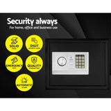 UL-TECH Security Safe Box 20L SAF-30EA-MTL-BK