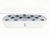 Hydroponics Plant Growing System 12 Pods Indoor Herb Garden Kit Led Light 4L WHITE V201-FDZ2412WH8AU