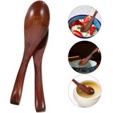 Spoons Brown Elegant Design for Home Kitchen 8Pcs V1369-AZ3-W-20077