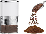 Electric Burr Coffee Grinder - Mini Automatic Bean Mill with LED Atmosphere Light V1263-JX-4443