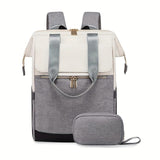GREY Korean-style Fashion Compact Backpack, Multi-functional & Large Capacity, Lightweight & Easy to V1232-HXJZBB003