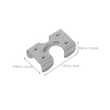 20pcs Double Barrel Rope Clamp 1/4 Inch Stainless Steel Wire Rope Clip - Secure Fastening for V1192-AZ-W-21408