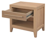 Dion 1-Drawer Solid Mindi Bedside Table V199-BS001LELNI