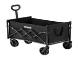 Collapsible Wagon Carts, 120L & 225LBS Folding Wagons with All-Terrain Wheels, Heavy Duty Outdoor V952-ZDHYBXSSTCHSC3NLWV0