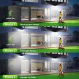 234 LED Solar Motion Sensor Light 5500K Cool Black Outdoor Security Flood Lamp V178-66823