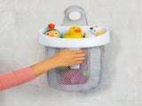 Toy Storage Bag Bathroom Rack Storage Bag for Bathroom with Quick Dry Net, Super Strong Suction Cup, V1189-HB003CHJH00004