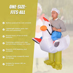 CHICKEN Fancy Dress Inflatable Suit - Fan Operated Costume V63-816903