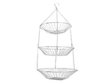 3 Tier Kitchen Hanging Fruit Basket Iron Wire Fruit Vegetable Flower Hanging Storage Basket for V1294-YM0626-3117220280711