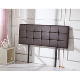 PU Leather Double Bed Deluxe Headboard Bedhead - Brown V63-768225