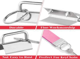 50 Pack 25mm Metal Keychain with Ring & Pliers - DIY Keychain Making Kit - Silver V1258-DP02-BOL-807