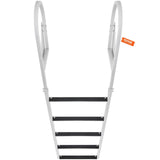 Dock Ladder, Flip-Up 5 Steps, 350 lbs Load Capacity, Aluminum Alloy Pontoon Boat Ladder with 2'' V952-MTZTSFSJFHXJD7UOHV0