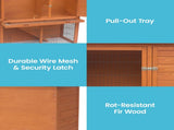 Little Buddies 2-Storey Wooden Pet Rabbit Hutch S0123