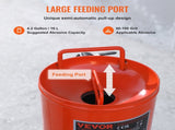 10 Gallon Heavy-Duty Sand Blaster, 60-110 PSI High Pressure Sandblaster, Portable Abrasive Blasting V952-PSG10JL6125PCA4TFV0