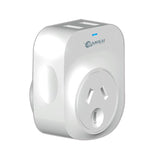 2X Sansai Travel Adaptor 2 X USB - USA V274-HA-SS-STV-3009-X2