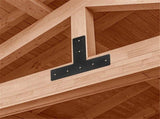 14" x 10" T Shape Steel Flat Bracket with Powder Coating as Mending Plate, Joining Brackets, V1192-AZ-W-5020
