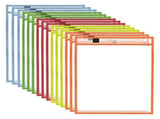 Dry Erase Pocket Reusable Sleeves, Plastic File Sleeves Page Protectors for Teachers Classroom V1369-AZ3-W-11301