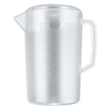 Water Pitcher PC Plastic High Temperature Resistance Frosted Kettle Mix Drinks Water Jug with Scale V1294-YM0706-3118230174811